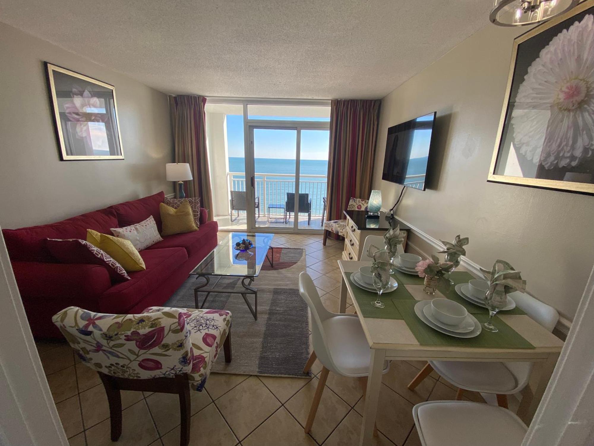 Camelot By The Sea Ocean Front Condo Миртъл Бийч Екстериор снимка